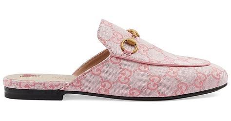 gucci aneta mule pink|princetown gucci mules.